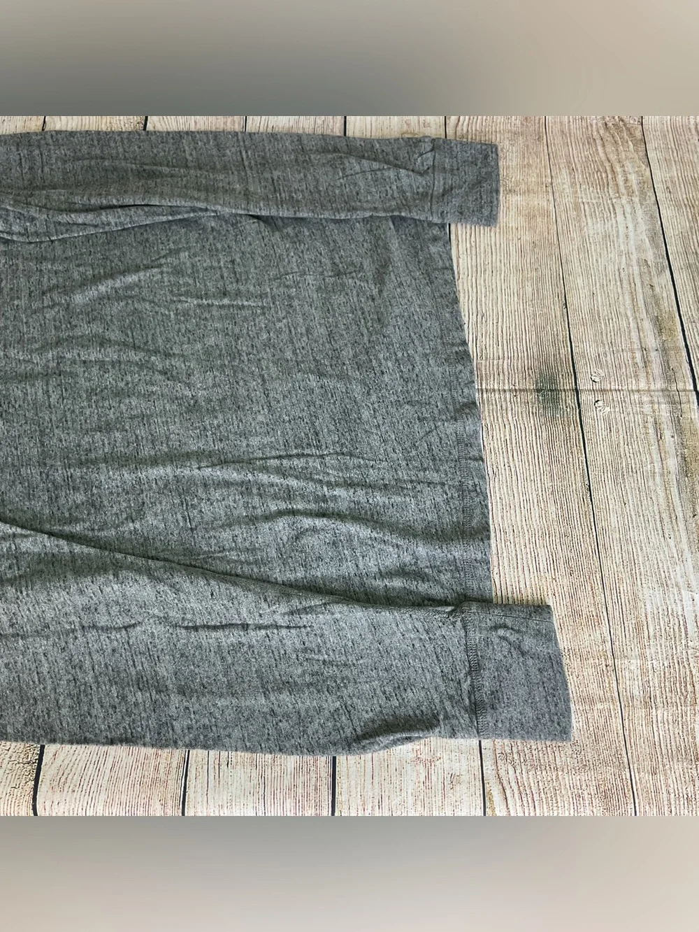 J. Crew Men's Long Sleeve Henley Heather Gray Size XLT